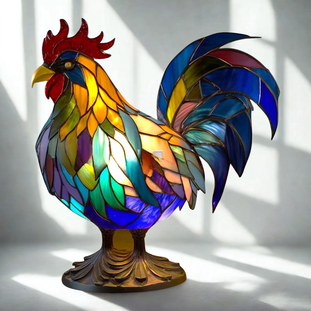 Tischlampe Glas Kunst Tier Design