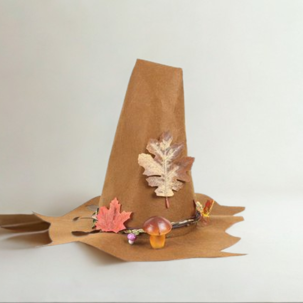 Handgefertigter Filz Hexenhut