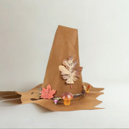 Handgefertigter Filz Hexenhut