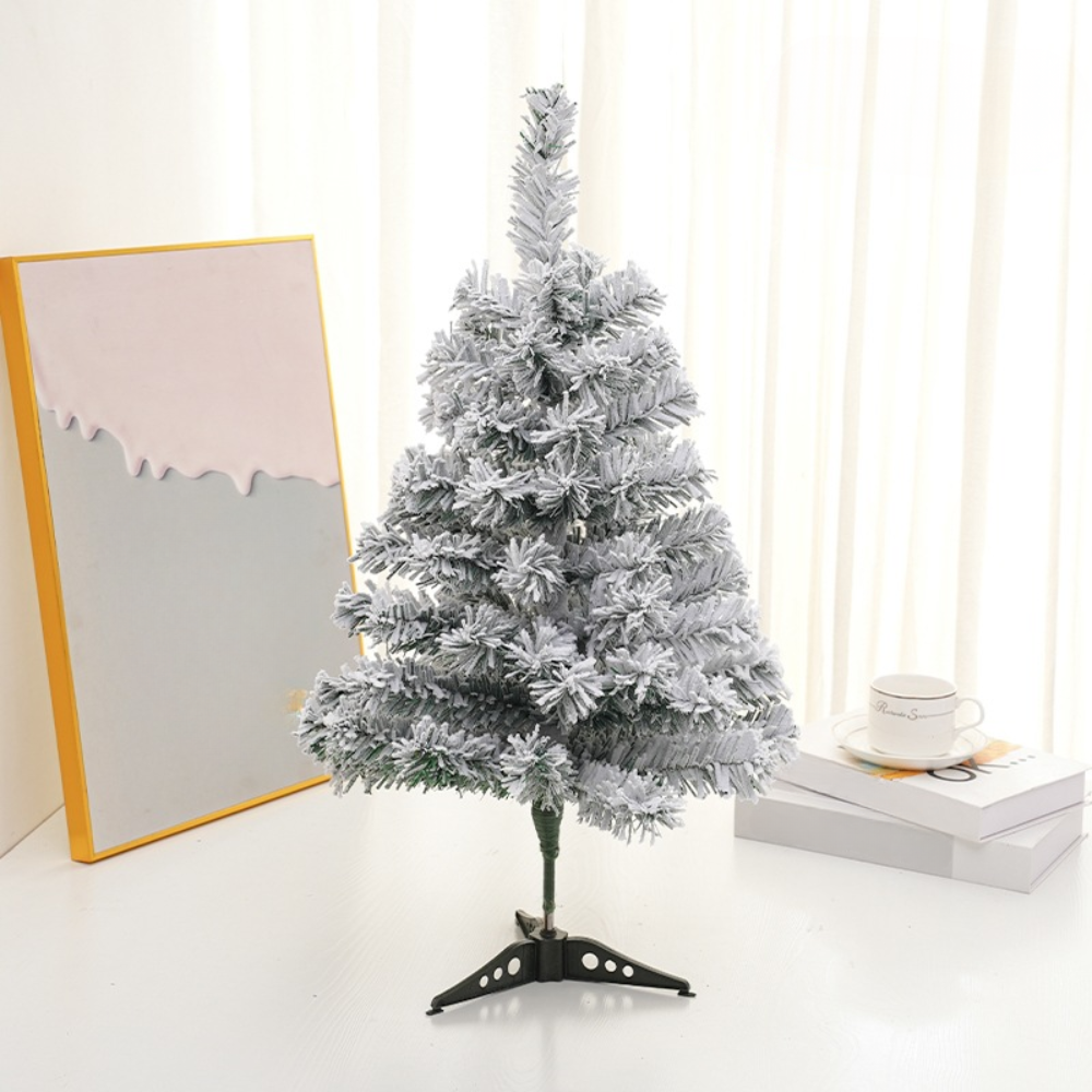 Weihnachtsbaum Künstlich Schnee Bedeckt PVC Tannenbaum Dekoration