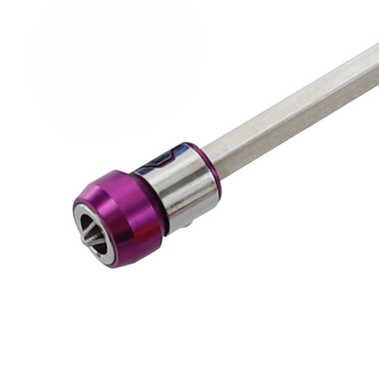 Magnetic screwdriver head holder aluminum