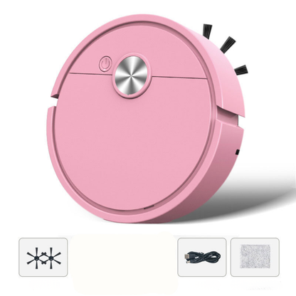 Vacuum Robot with Mopping Function Compact Quiet 3-in-1 Cleaning
