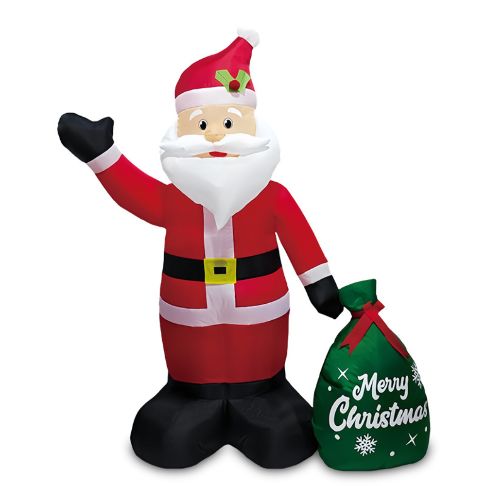 Aufblasbare Weihnachtsdeko Outdoor Riesiger Weihnachtsmann Figur