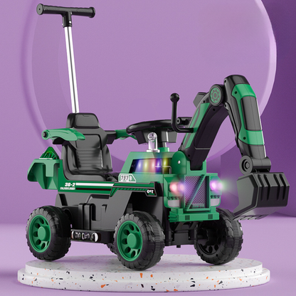 Kinder Elektrobagger Spielzeug 6V Sitzbagger mit Schaufel Licht