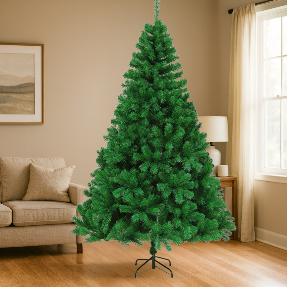 Christmas Tree LED-Lit Compact Artificial Fir Tree
