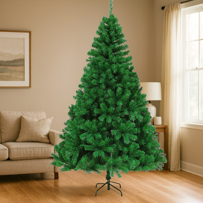 Christmas Tree LED-Lit Compact Artificial Fir Tree
