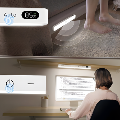 Light with motion sensor LED cabinet lighting warm white rechargeable