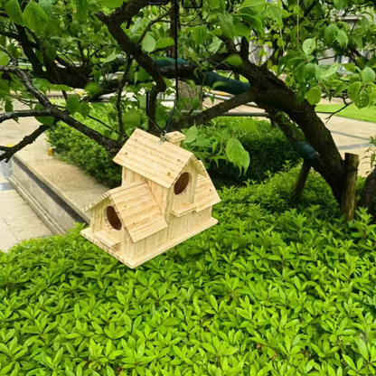 Vogelhaus Holz Rustikal Mehrfach Nistkasten