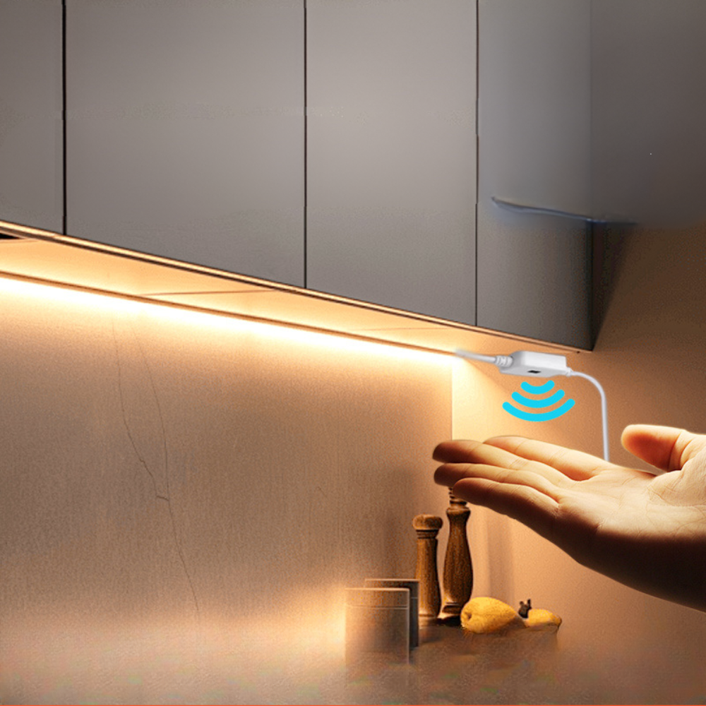 LED Streifenlicht mit Bewegungssensor Innen Außen