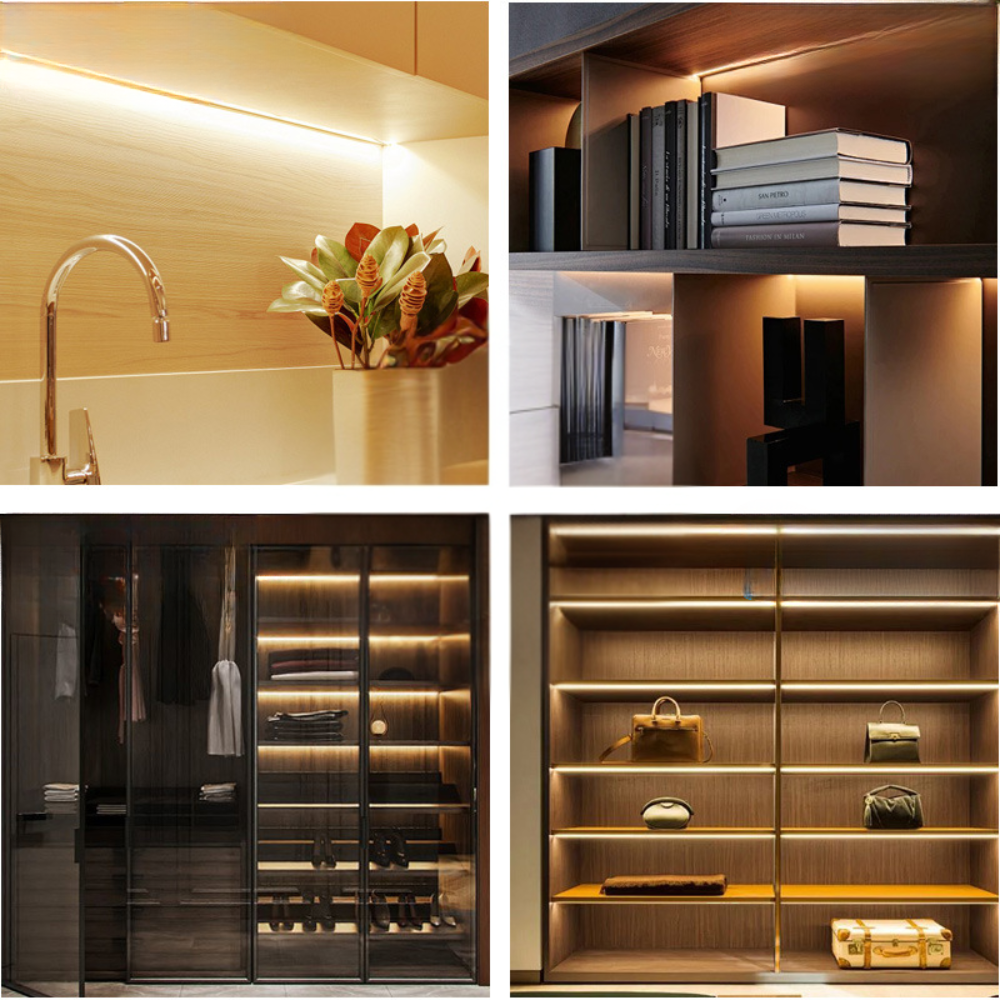 LED Streifenlicht mit Bewegungssensor Innen Außen