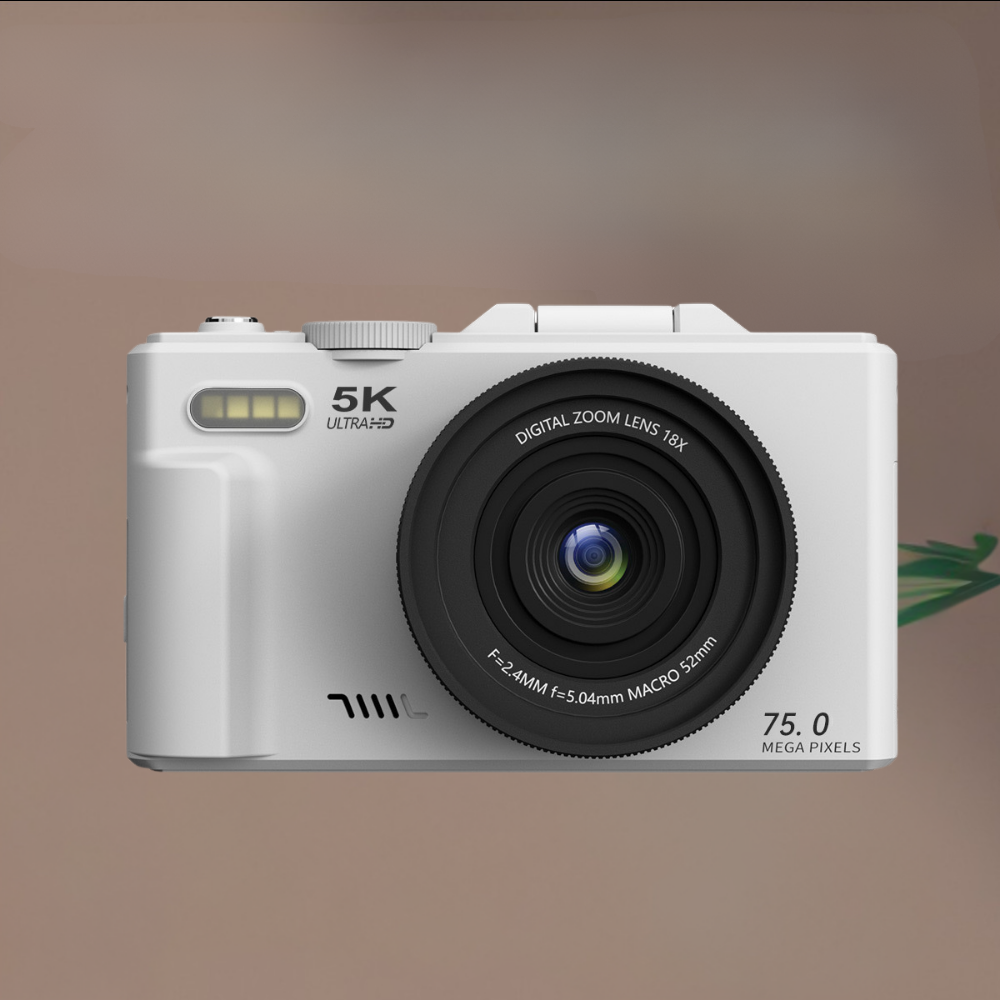 Digital Camera 4K Compact Wi-Fi Video Recording