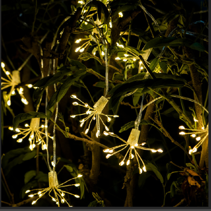 LED Fairy Lights Star Cluster Wire Warm White Decorative String