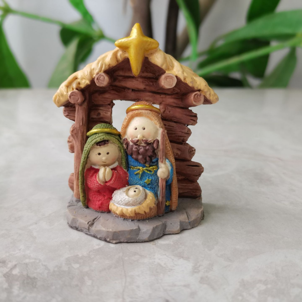 Christmas Nativity Resin Figurine Traditional Decoration Nativity Statue