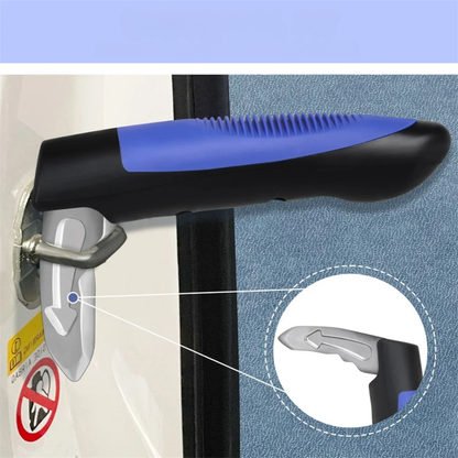 Strumento di Emergenza Auto Maniglia Porta Rompi Vetri Aiuto Sicurezza