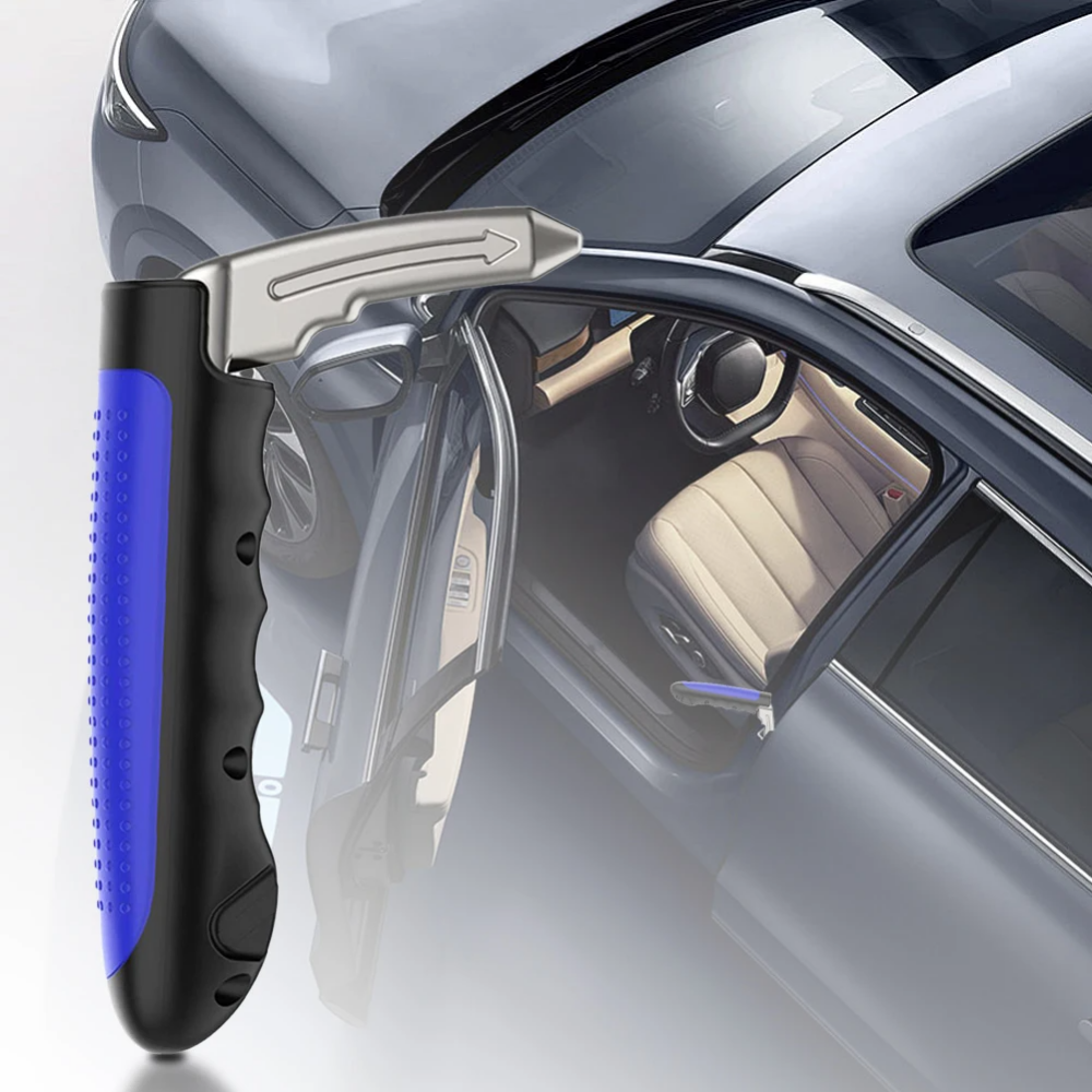 Strumento di Emergenza Auto Maniglia Porta Rompi Vetri Aiuto Sicurezza