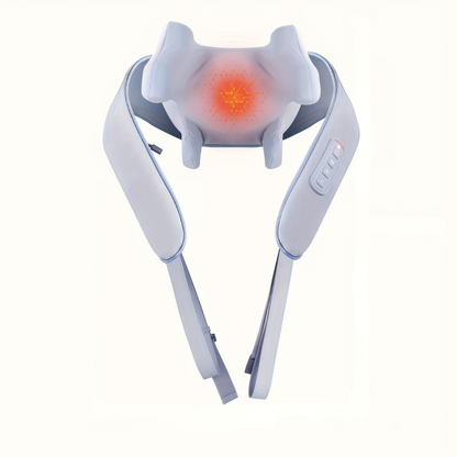 Masajeador de cuello shiatsu con calor ayuda de masaje de cuero