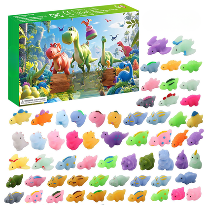 Adventskalender Kinder Dinosaurier Spielzeug Lernset Weihnachten