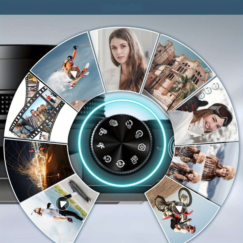 Digital Camera 4K Compact Wi-Fi Video Recording
