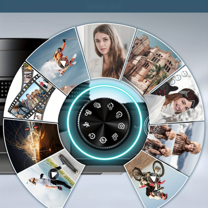 Digital Camera 4K Compact Wi-Fi Video Recording