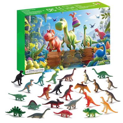 Adventskalender Kinder Dinosaurier Spielzeug Lernset Weihnachten