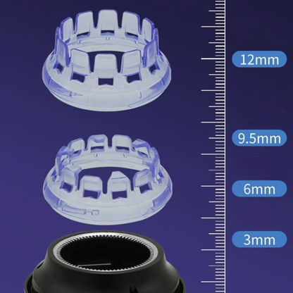 Recortadora de cabello inalámbrica cabezal redondo cortapelos suave y precisa