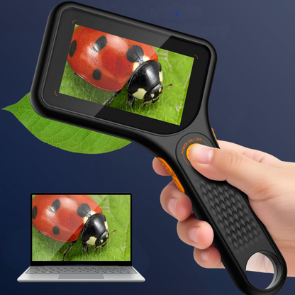 Digital Microscope Handheld Microscope Screen LED Lighting