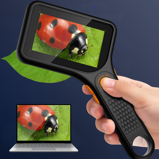 Digital Microscope Handheld Microscope Screen LED Lighting