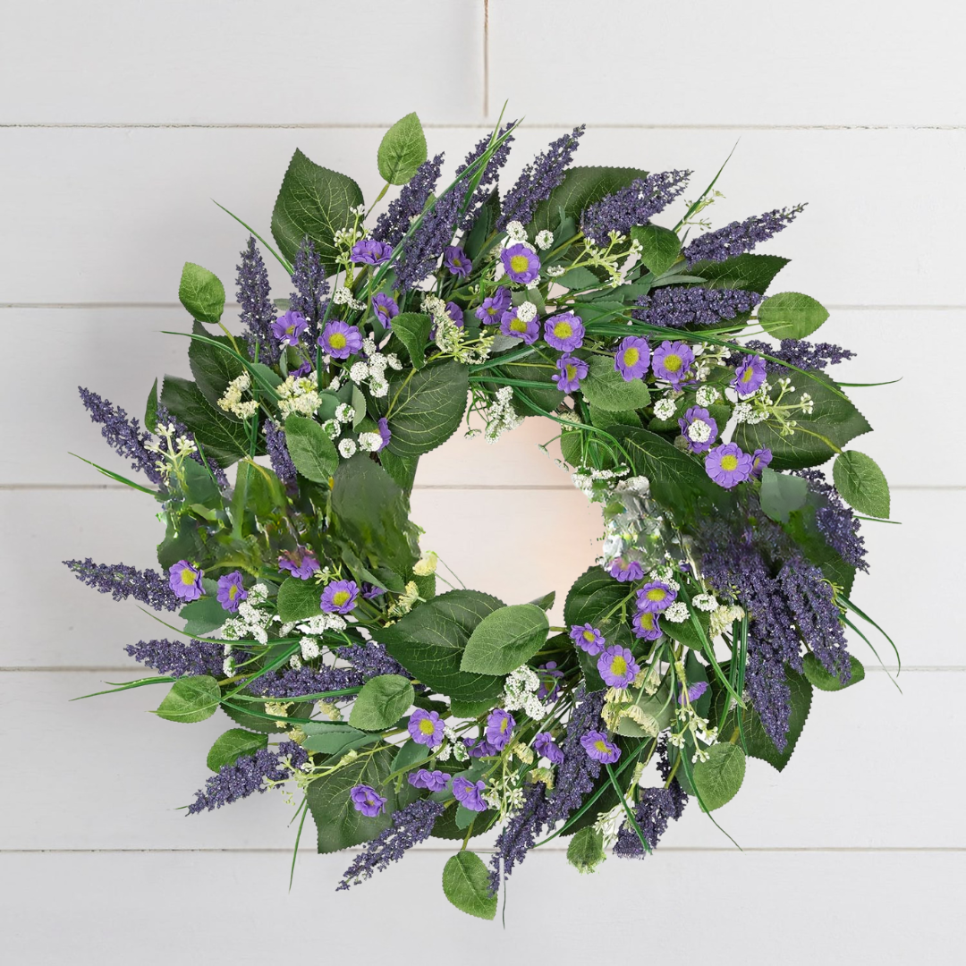 Lavendel Kranz Künstlich Türkranz Dekoration