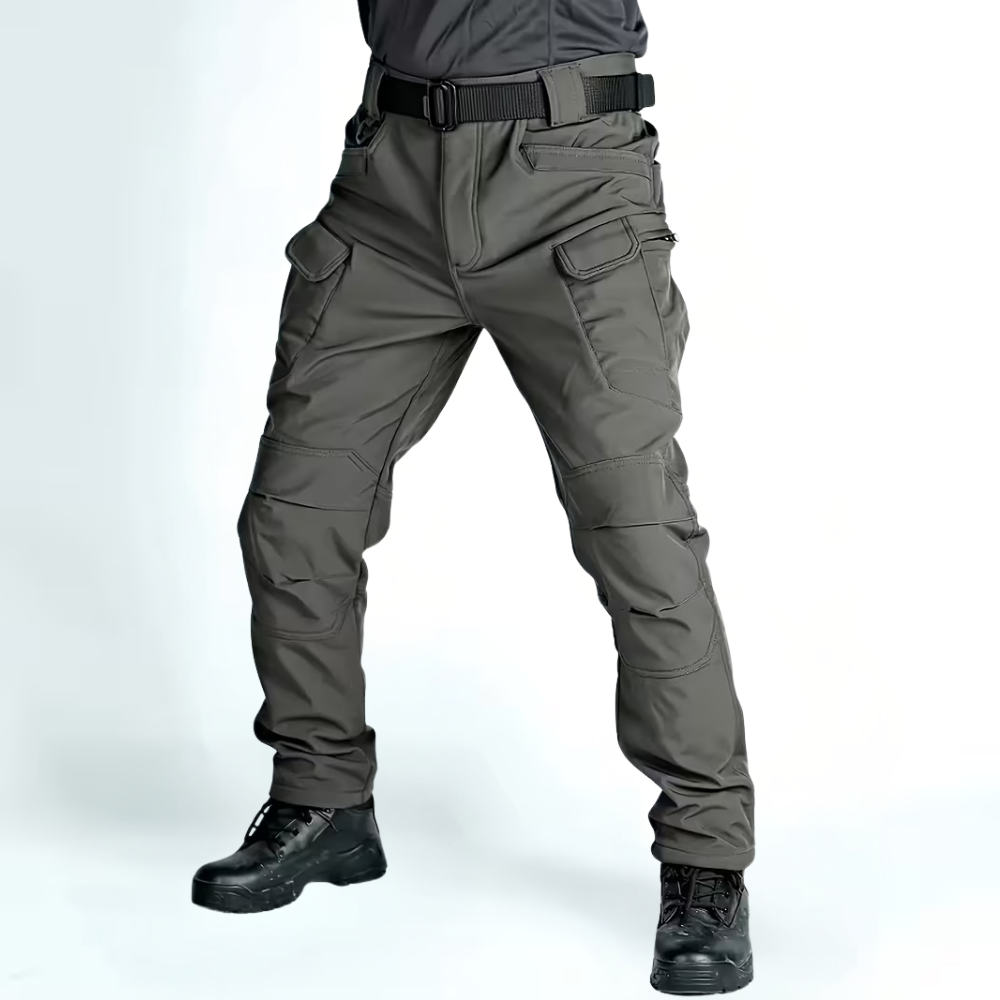 Pantalon cargo homme extérieur chaud doublé résistant loisirs
