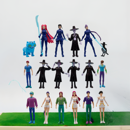 Set di 12 figure anime PVC figure da collezione modello giocattolo
