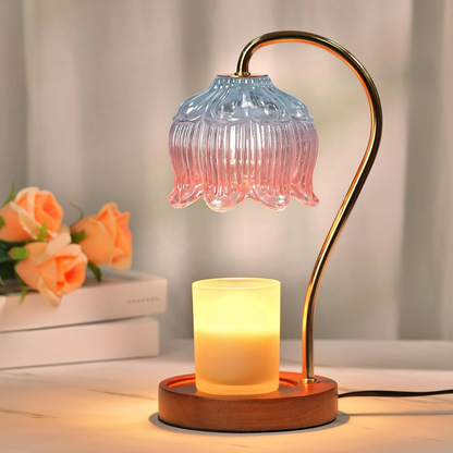 Aromalampe Glas Dimmbar Verstellbare Duftkerzen Wärmelampe Geschenkidee