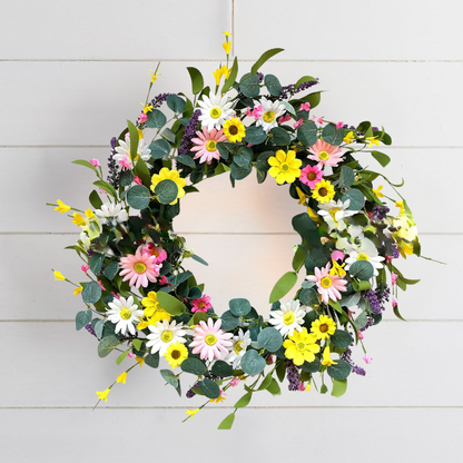 Lavendel Kranz Künstlich Türkranz Dekoration