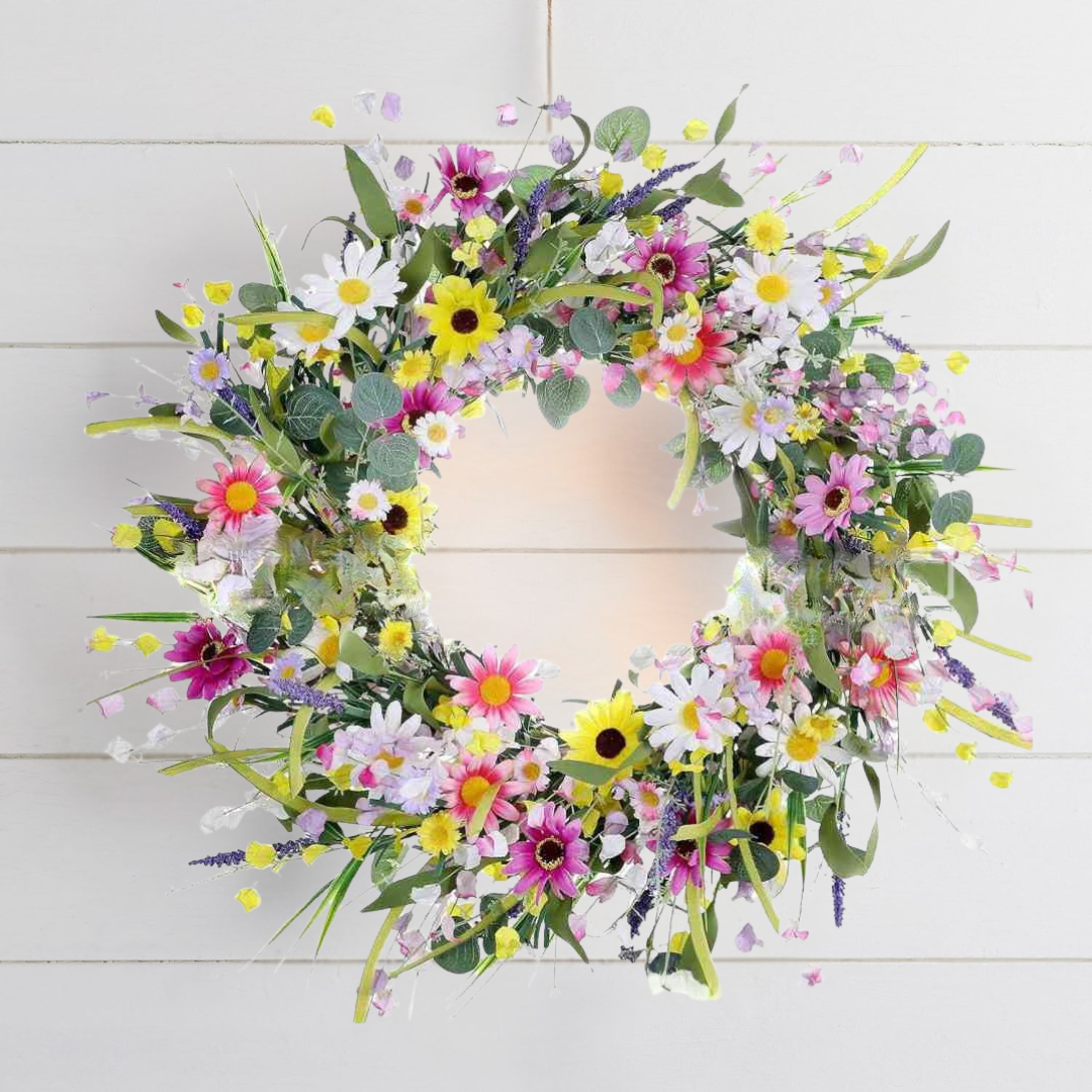 Lavendel Kranz Künstlich Türkranz Dekoration