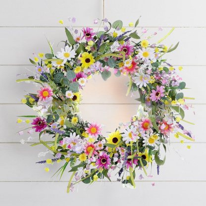 Lavendel Kranz Künstlich Türkranz Dekoration