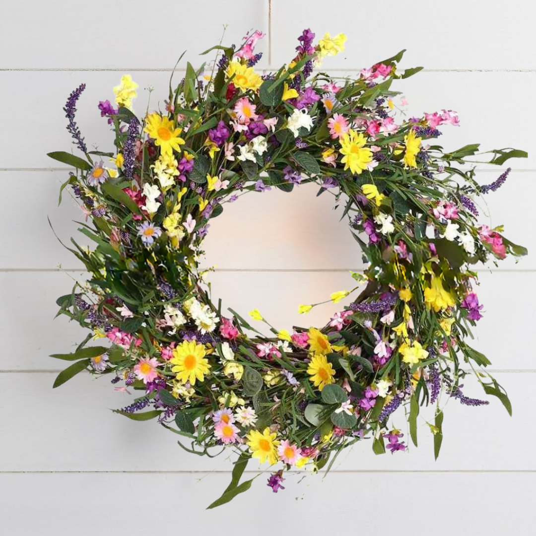 Lavendel Kranz Künstlich Türkranz Dekoration