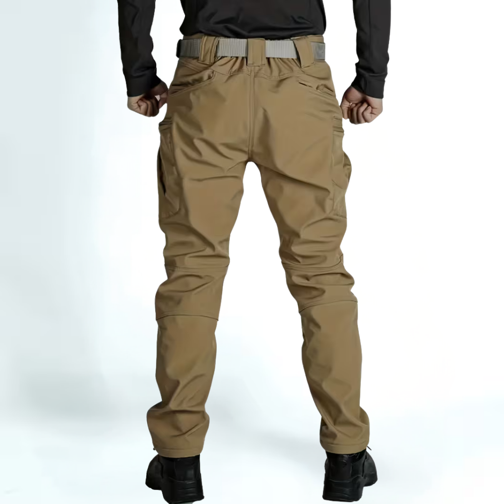Pantalon cargo homme extérieur chaud doublé résistant loisirs