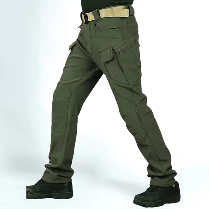Pantalon cargo homme extérieur chaud doublé résistant loisirs