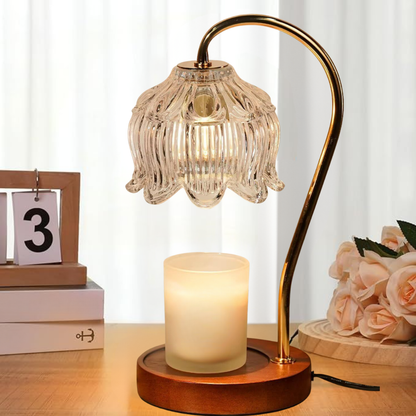 Aromalampe Glas Dimmbar Verstellbare Duftkerzen Wärmelampe Geschenkidee