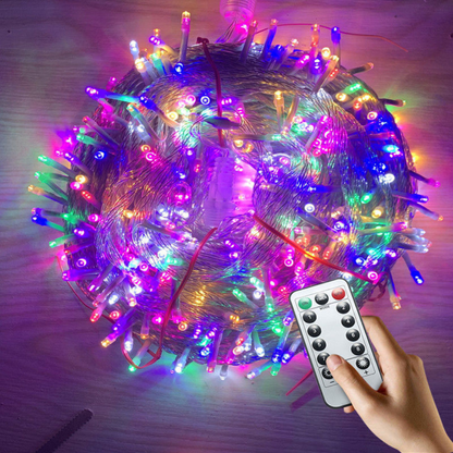 Weihnachtsbeleuchtung LED Lichterkette Innen Fernbedienung Moduswahl