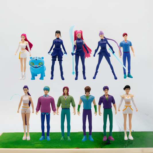 Anime Figures Set 12 Pieces PVC Collectible Figures Model Toy