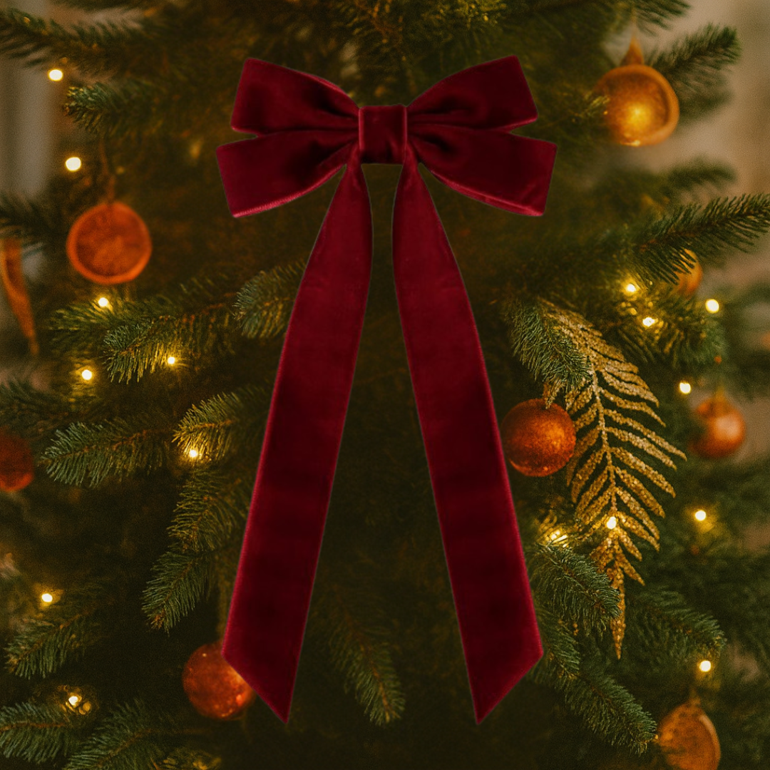 Weihnachtsdekoration Schleifen Samt Deko Schleifenband Innen