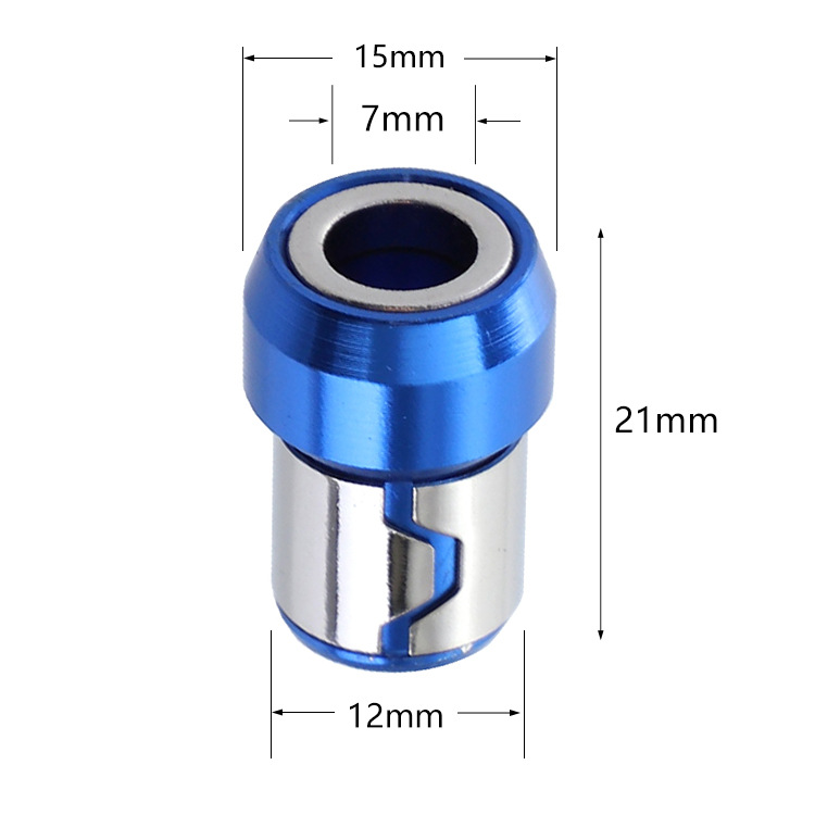 Magnetic screwdriver head holder aluminum