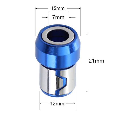 Magnetic screwdriver head holder aluminum