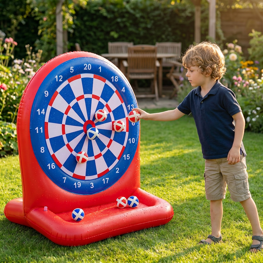 Inflatable Dart Target Game Outdoor Fun All Ages - Image 1