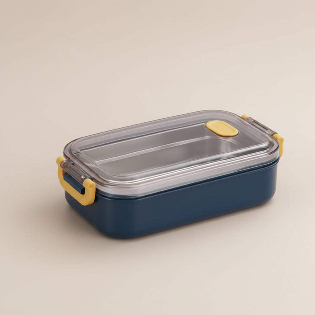 Lunch Box In Acciaio Inox Isolata Antiperdita Con Coperchio