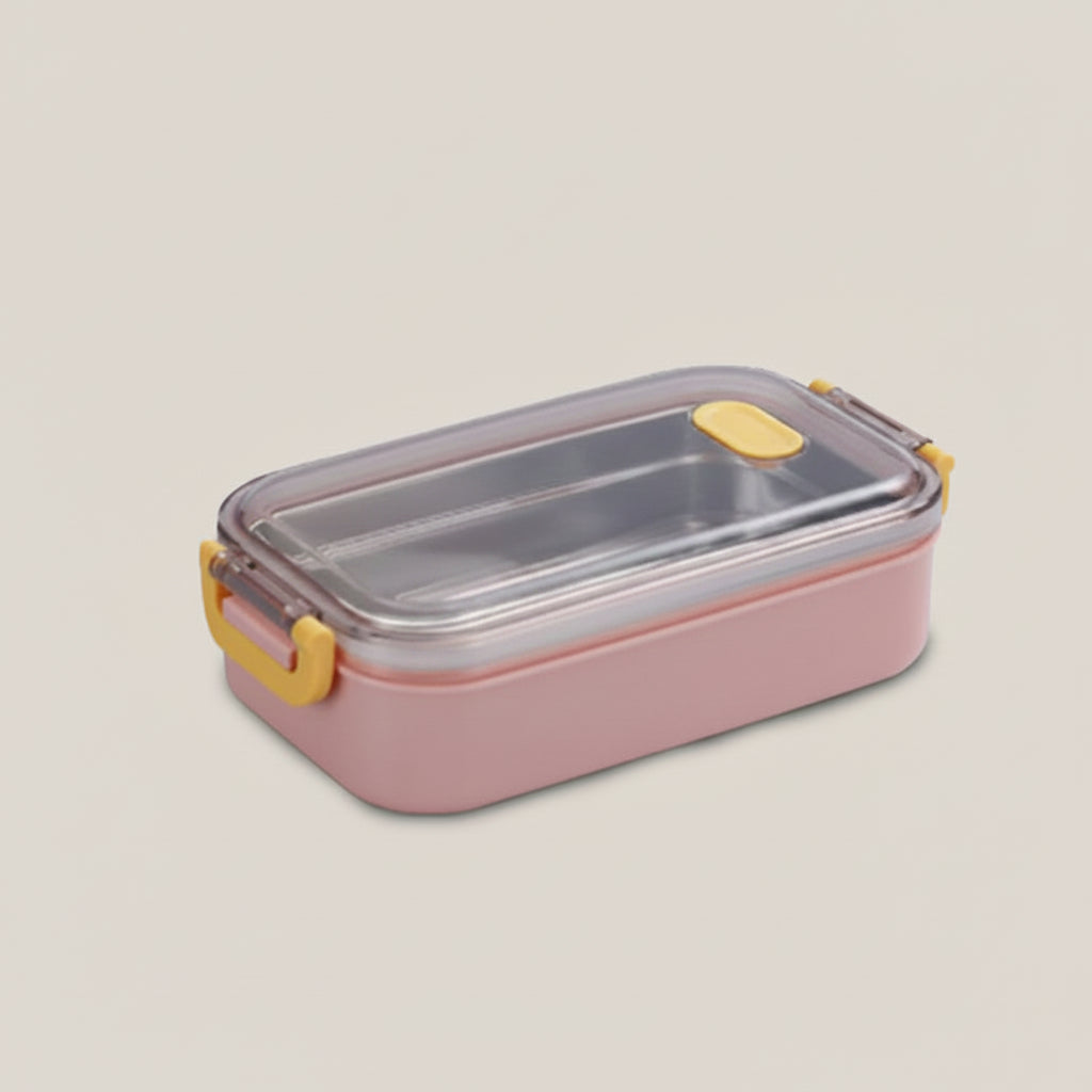 Lunch Box In Acciaio Inox Isolata Antiperdita Con Coperchio