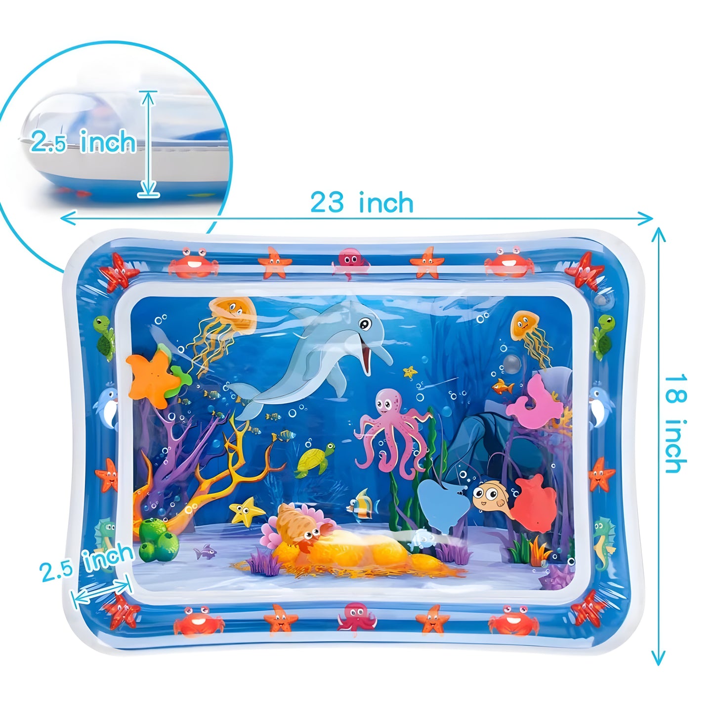 Baby Spielmatte Wassergefüllt PVC Sensorik