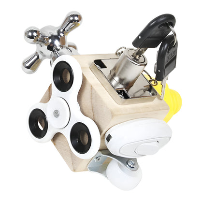 Lernspielzeug Holz Motorik Würfel für Kinder