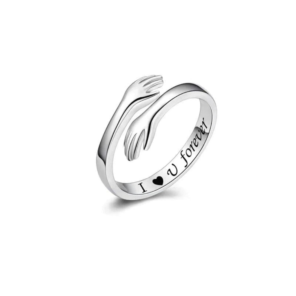 Adjustable Ring Women Hug Design Gift Jewellery