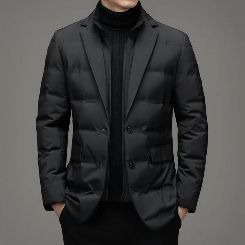 Heren Jas - Chique - soft shell - Zakelijk - Modern Design - Gestroomlijnd - Perfect voor Dagelijks Gebruik